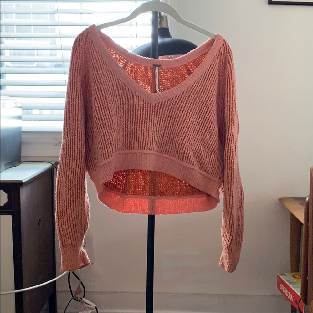 Cropped Free People Sweater